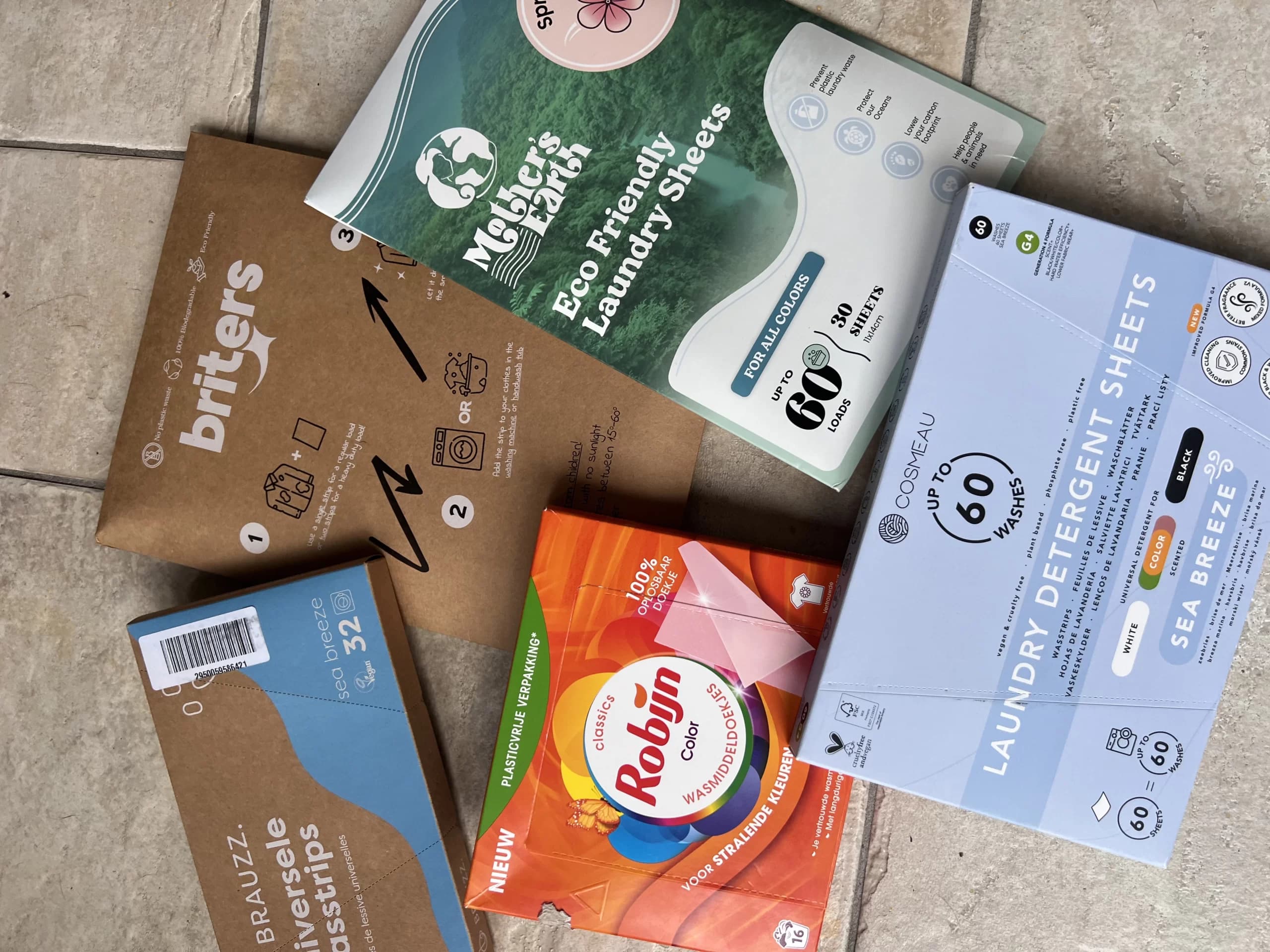 Wasstrips bewaren en opslaan